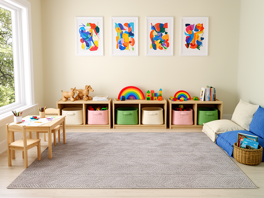 Kid Friendly Rug Ideas Without the Nursery Look